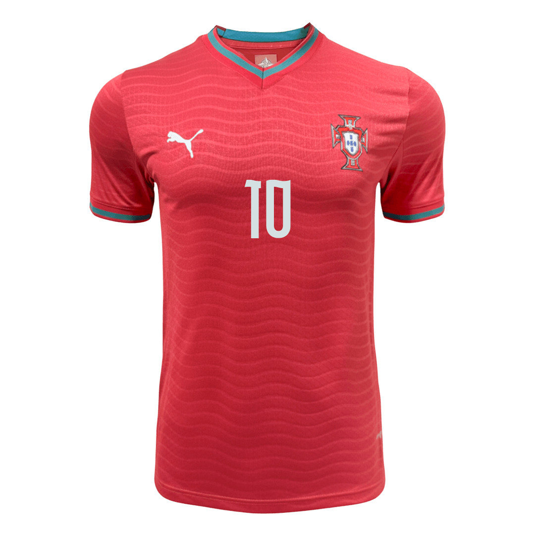 BERNARDO #10 Portugal Camiseta Versión Jugador Local Copa Mundial 2026