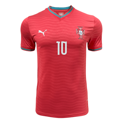 BERNARDO#10 Player Version Portugal Home Soccer Jersey World Cup 2026 Red