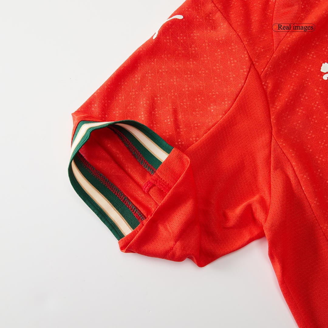 Originalni nogometni dres RONALDO #7 Portugalske reprezentance (domači) 2025 rdeč