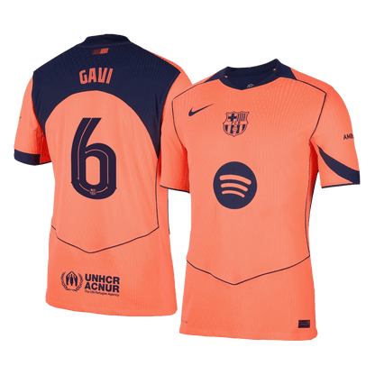 GAVI #6 Camiseta de fútbol auténtica FC Barcelona Tercera 2025/26 - UCL