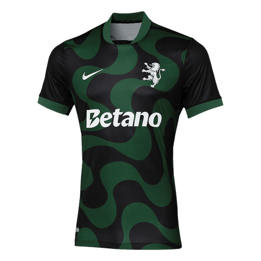 Alternativni nogometni dres Sporting CP 2025/26 črne barve