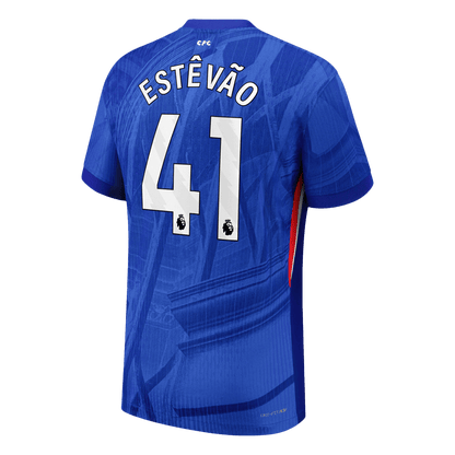 ESTÊVÃO #41 Chelsea Home Authentic Soccer Jersey 2025/26