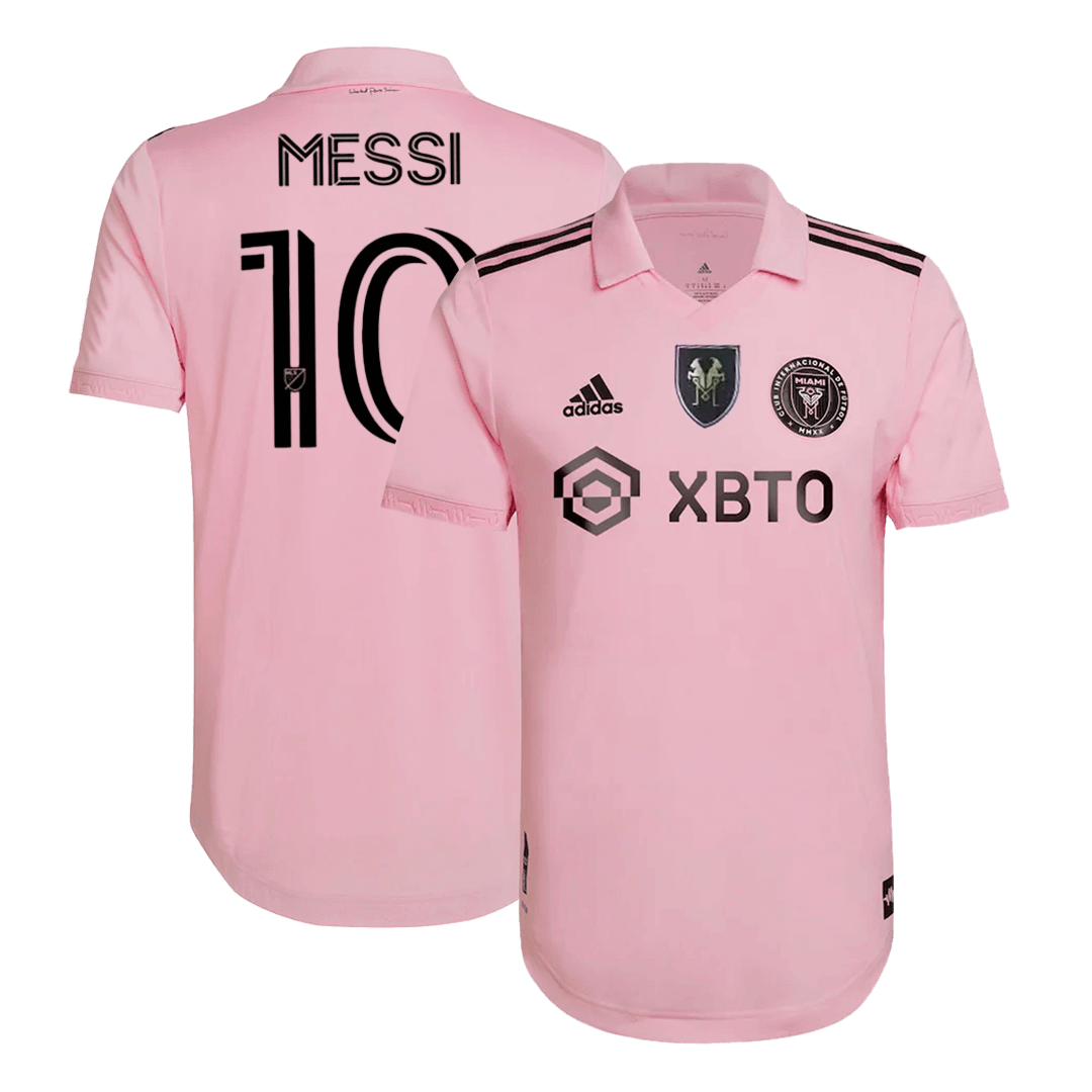 Gift-Authentic MESSI #10 Soccer Jersey Inter Miami CF Home Shirt 2023