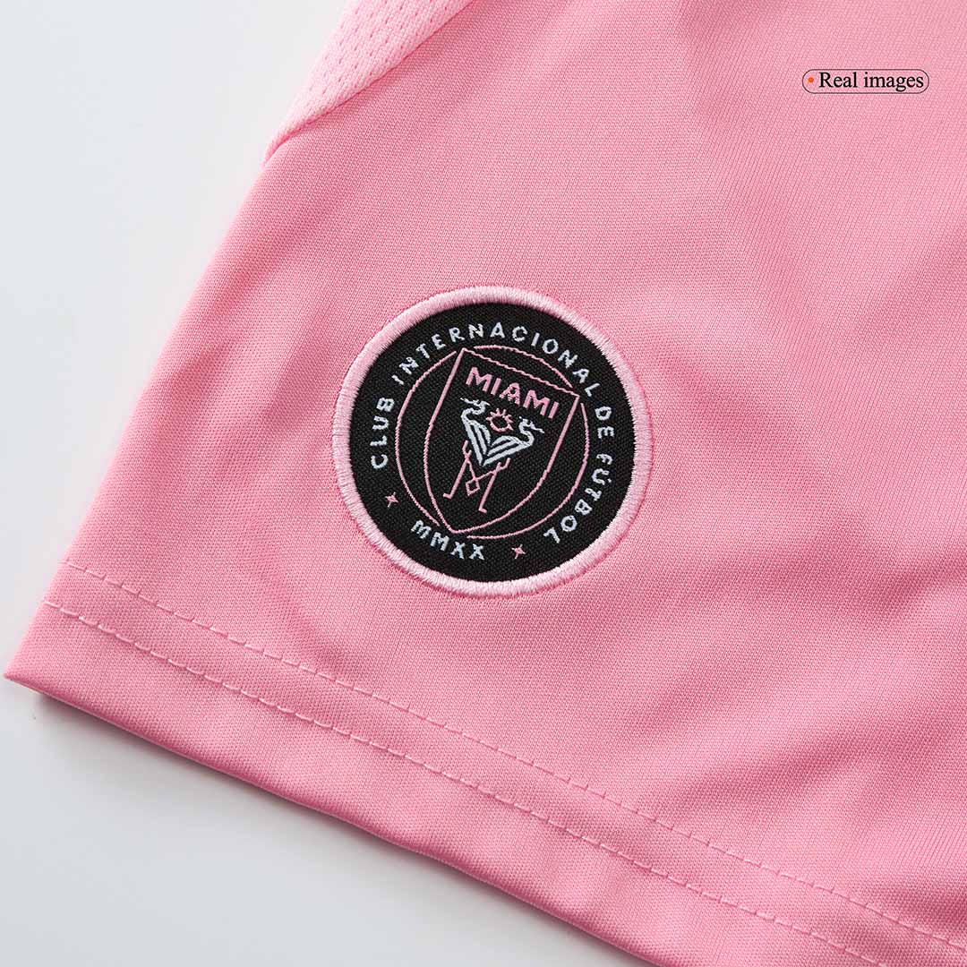 Inter Miami CF Home Soccer Jersey Kit 2025 Kids(Jersey+Shorts)
