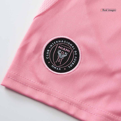 Inter Miami CF Home Soccer Jersey Kit 2025 Kids(Jersey+Shorts)