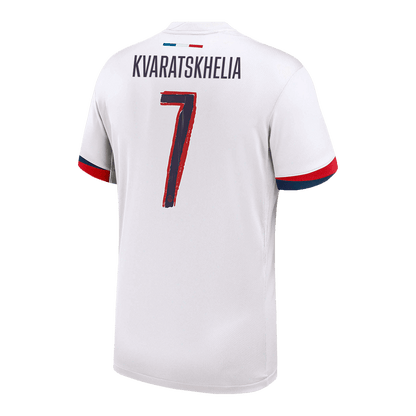 PSG KVARATSKHELIA #7 PSG Soccer Jersey Away Custom Shirt 2024/25 - UCL