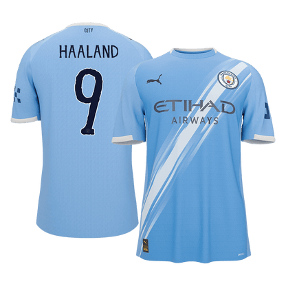 Manchester City HAALAND #9 Home Soccer Jersey 2025/26