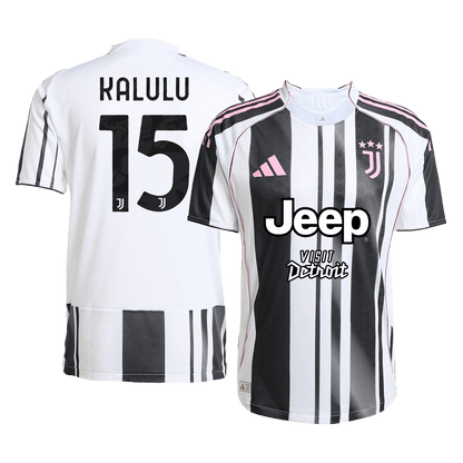 KALULU #15 Juventus Home Player Version Jersey 2025/26