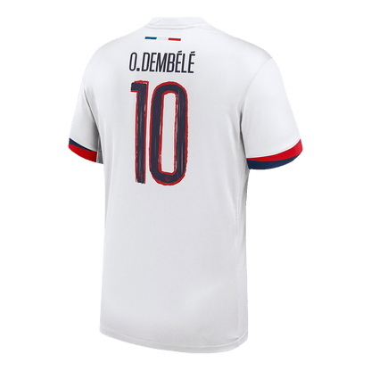 PSG O.DEMBÉLÉ #10 PSG nogometni dres v gosteh po meri 2024/25 - UCL