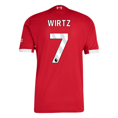 WIRTZ #7 Liverpool Domači Avtentični Nogometni Dres 2025/26