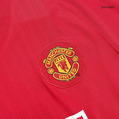 Retro dres SCHOLES #18 Manchester United Retro dres domači nogometni dres 2007/08