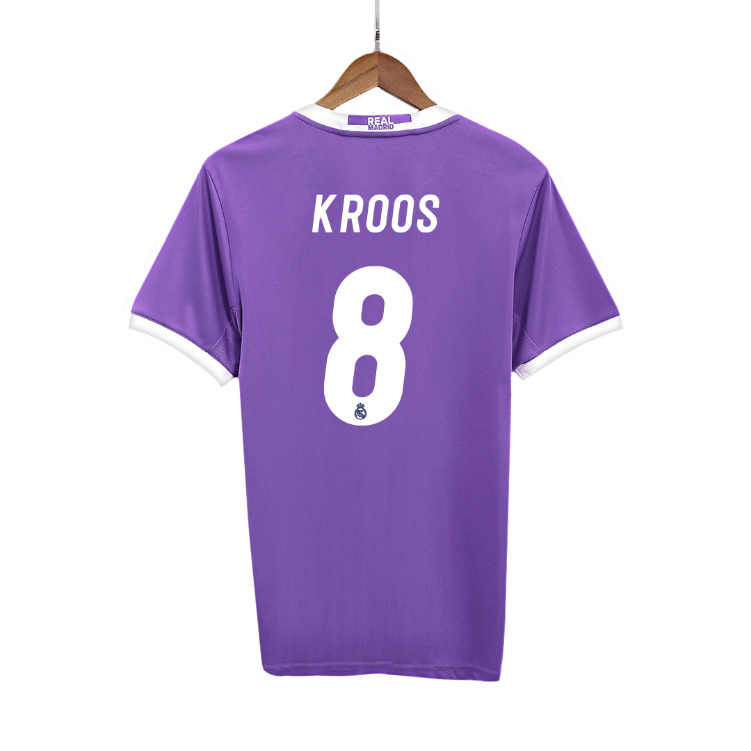 Camiseta de fútbol retro KROOS #8 Real Madrid Visitante 2016/17