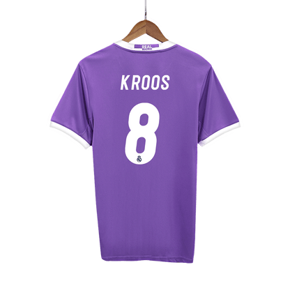 Camiseta de fútbol retro KROOS #8 Real Madrid Visitante 2016/17