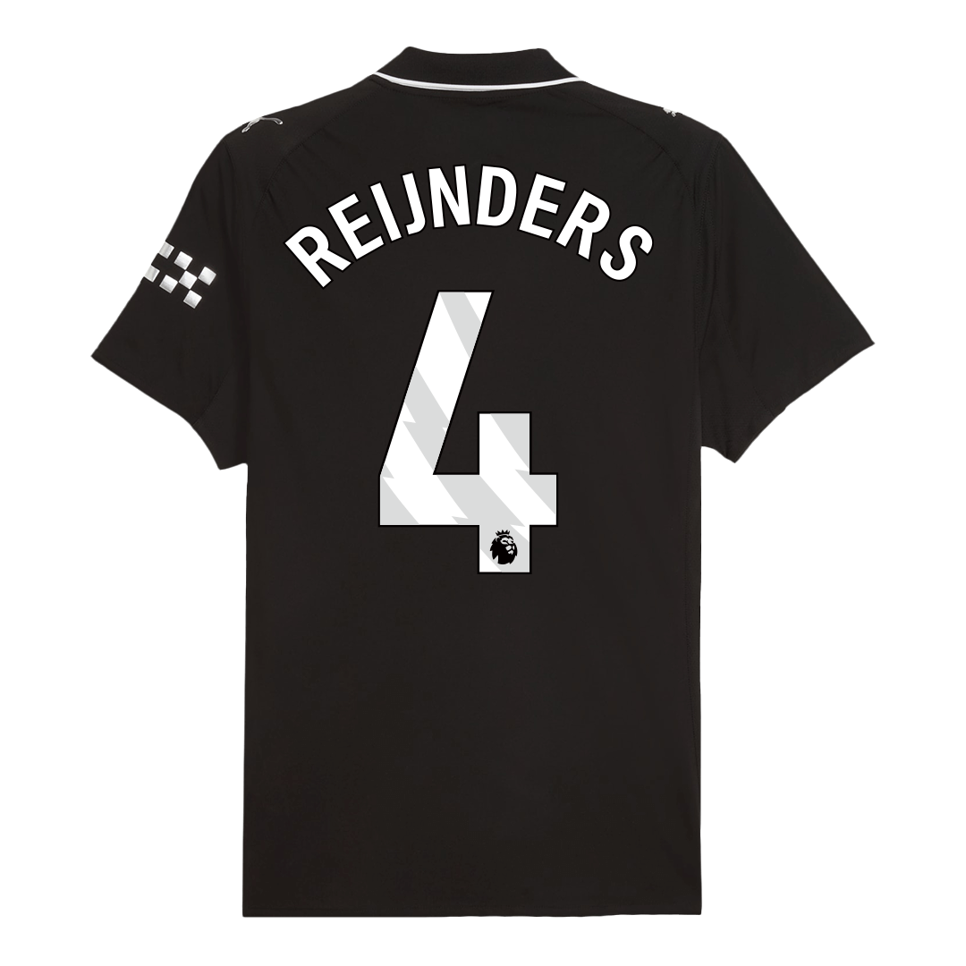 REIJNDERS #4 Camiseta de Fútbol Auténtica Visitante del Manchester City 2025/26