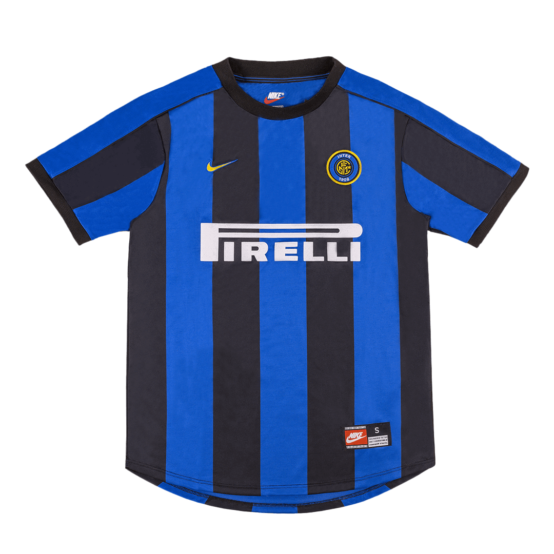 BAGGIO #10 Inter Milan Retro Jersey Home Soccer Shirt 1999/00