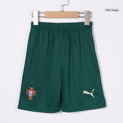 Portugal Home Soccer Jersey Kit 2025 Kids(Jersey+Shorts)