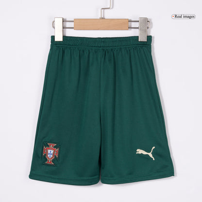 Kid's Portugal Home Soccer Jersey Kit(Jersey+Shorts) 2025 Red