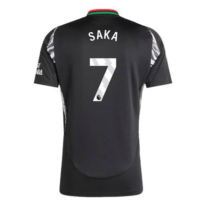 Arsenal Authentic SAKA #7 Soccer Jersey Arsenal Away Shirt 2024/25