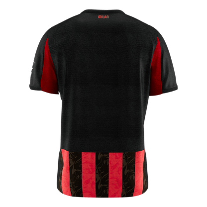 Camiseta de fútbol local AC Milan 2025/26 Roja y Negra