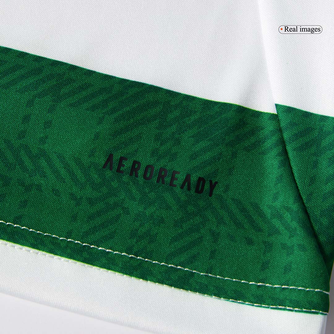 Camiseta de fútbol local del Celtic 2025/26 verde y blanca
