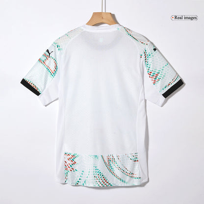 RONALDO #7 Camiseta de fútbol de visitante de Portugal auténtica 2025 Blanca