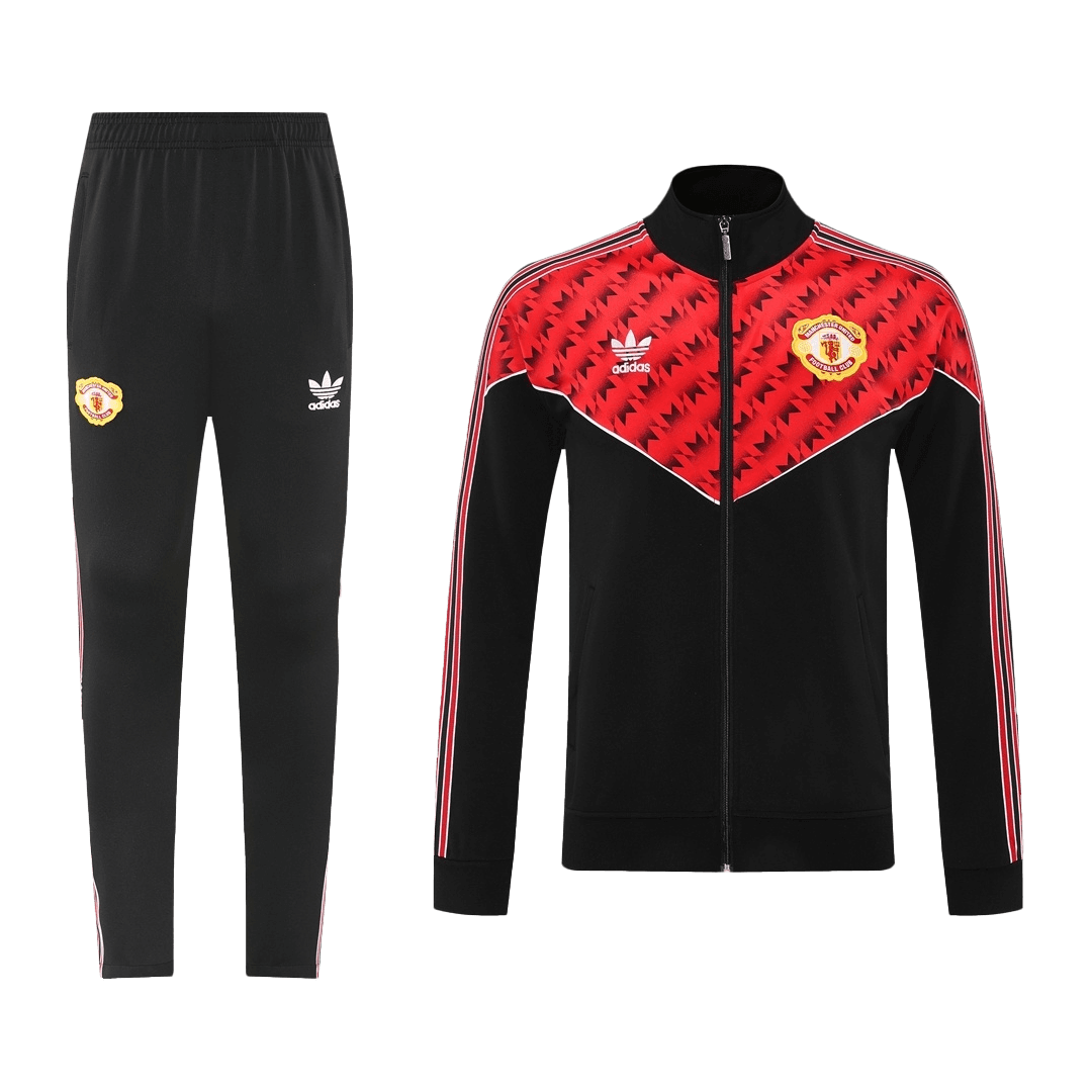 Manchester United Jakna Trenirka 2025/26 Rdeča&Črna