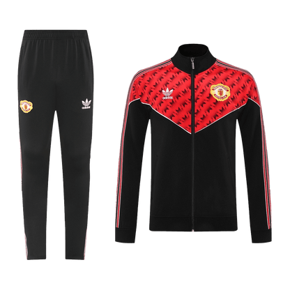 Manchester United Jakna Trenirka 2025/26 Rdeča&Črna