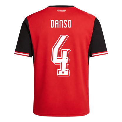 DANSO#4 Austria Camiseta de fútbol local Copa del Mundo 2026 Roja