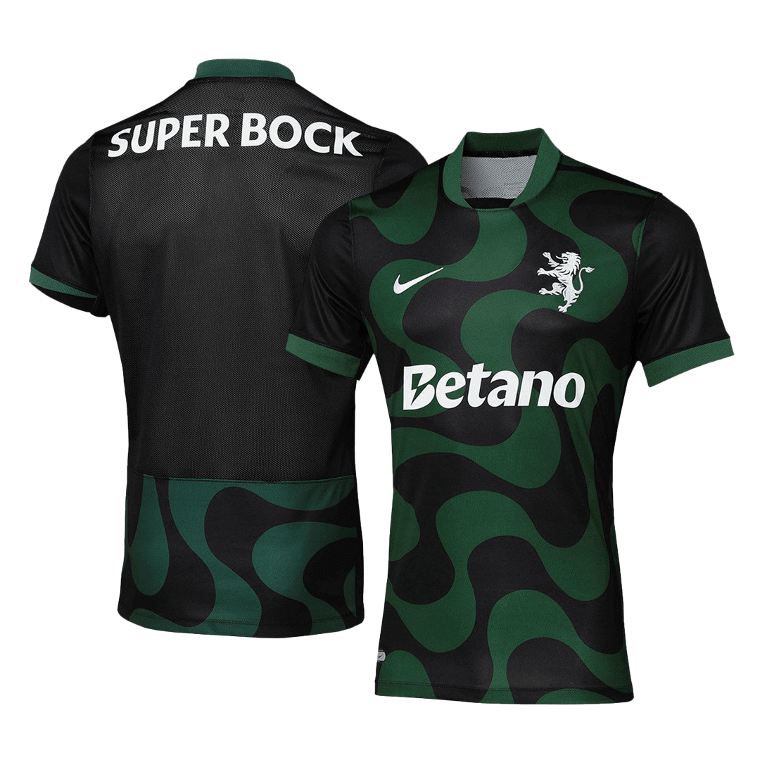 Alternativni nogometni dres Sporting CP 2025/26 črne barve