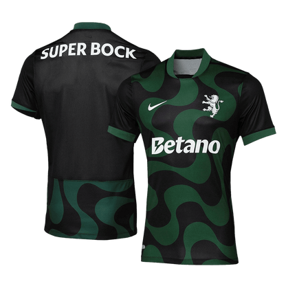 Alternativni nogometni dres Sporting CP 2025/26 črne barve