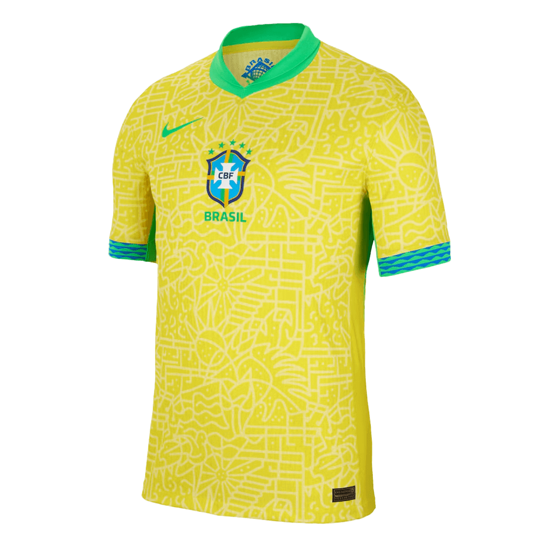 Camiseta de fútbol de local auténtica de Brasil Copa América 2024