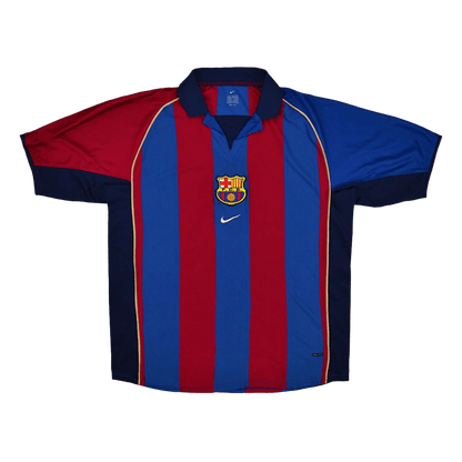 Retro dres XAVI #6 Barcelona Retro dres domača nogometna majica 2001/02