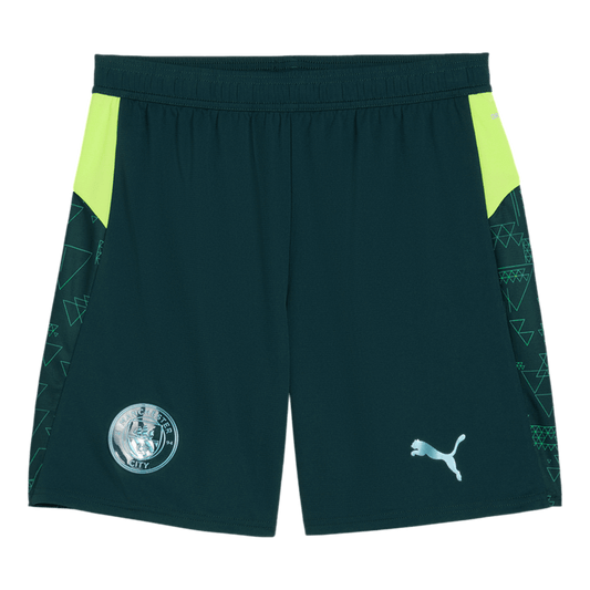 Pantalones cortos de fútbol de la cuarta equipación del Manchester City 2025/26