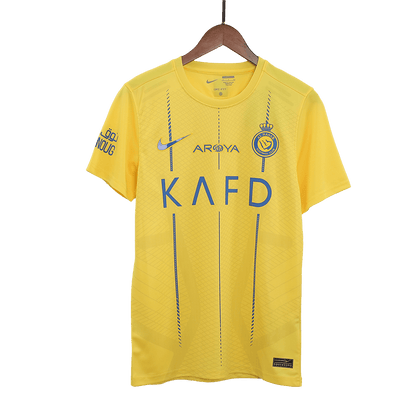 Gift-Replica Nike Al Nassr Home Soccer Jersey 2023/24 Yellow