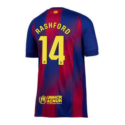 RASHFORD #14 Barcelona doma?a nogometna majica 2025/26 rde?a in modra