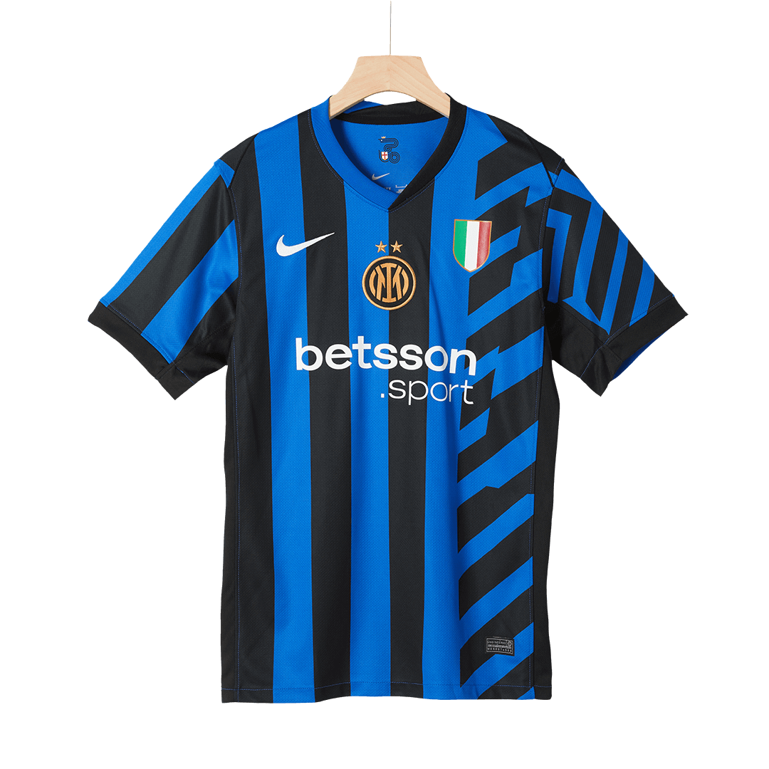 Gift-Inter Milan Soccer Jersey Home Custom Shirt 2024/25
