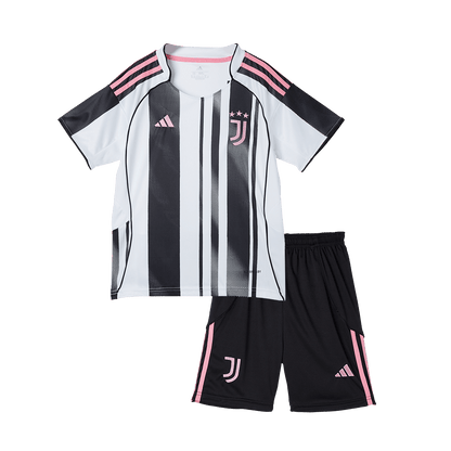 Juventus Home Kids Soccer Jerseys Kit 2025/26