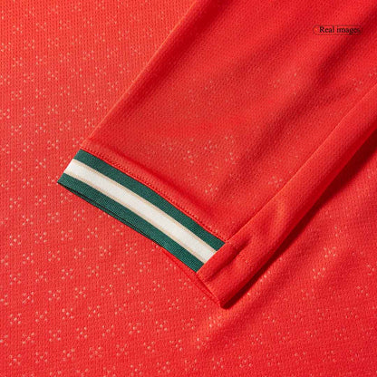 Portugal Long Sleeve Home Soccer Jersey 2025