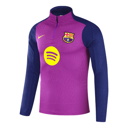 Barcelona 1/4 Zip Tracksuit 2025/26 Kids Purple