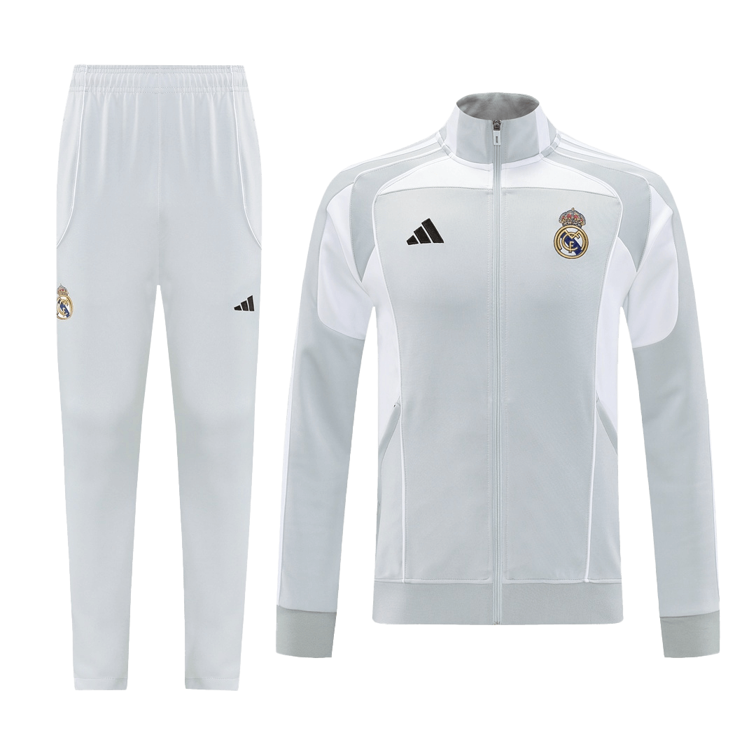 Chaqueta de chándal de casa del Real Madrid 2025/26 Gris