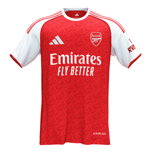 Camiseta de fútbol local del Arsenal 2025/26 roja