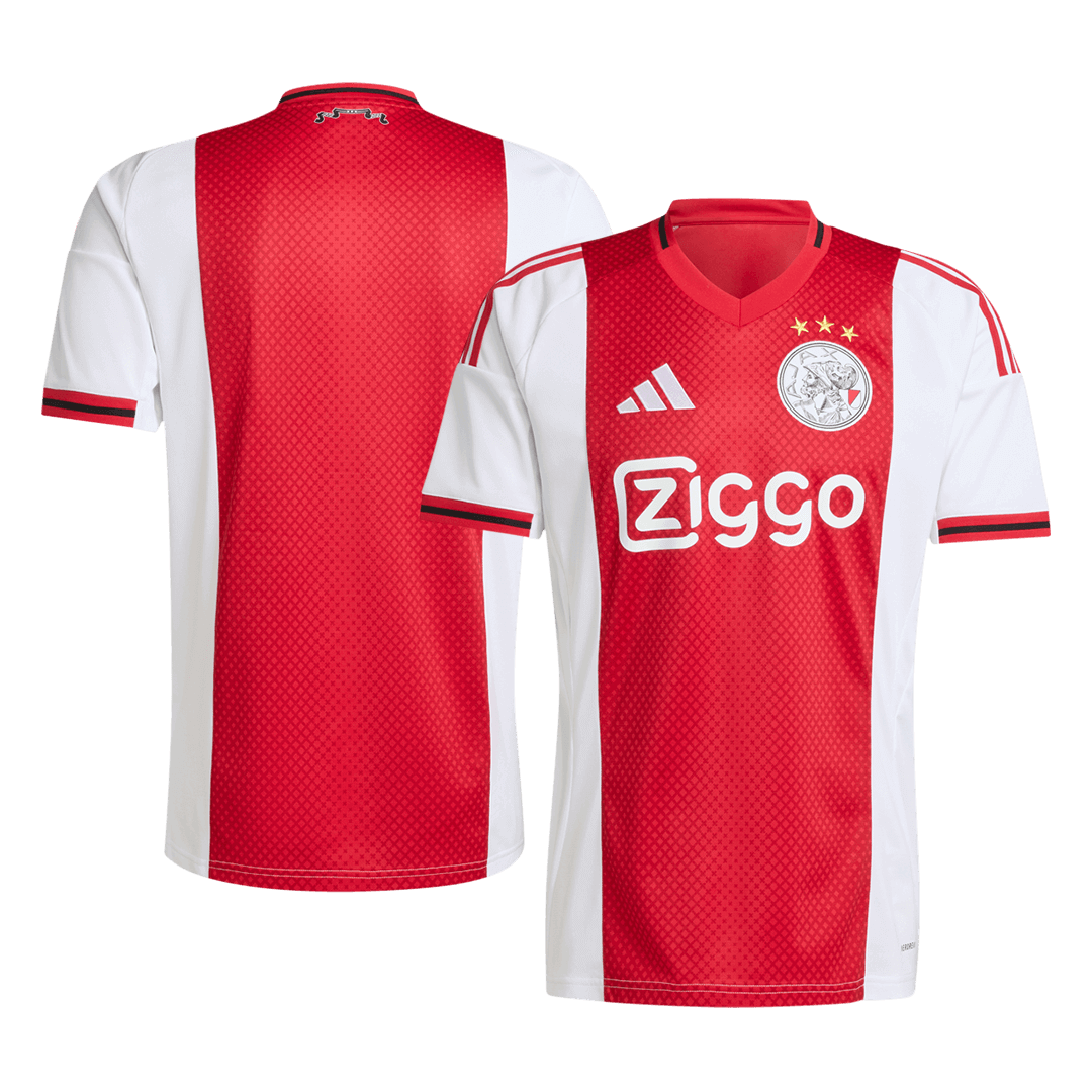 Domači nogometni dres Ajax 2025/26 rdeče-bel