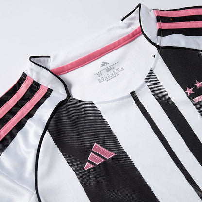 Juventus Home Kids Soccer Jerseys Kit 2025/26