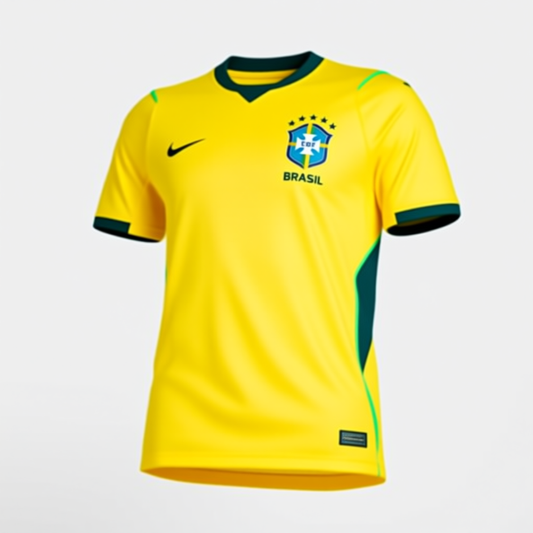 Camiseta Versión Jugador Local Brasil Mundial 2026