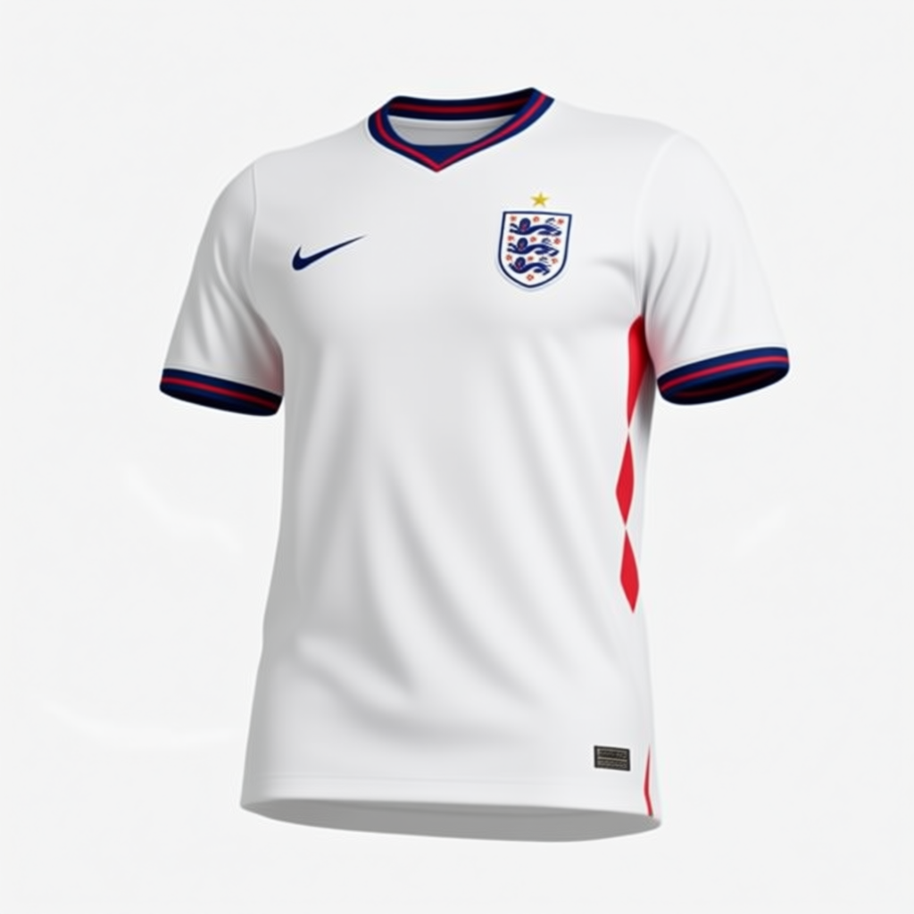 England Home Soccer Jersey World Cup 2026
