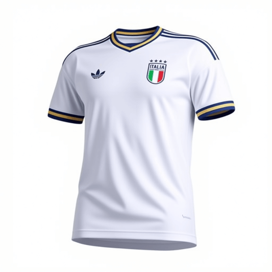 Camiseta de fútbol de pre-partido de Italia Mundial 2026 Blanca