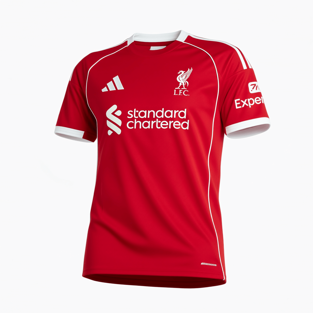 Camiseta de fútbol de local del Liverpool 2025/26