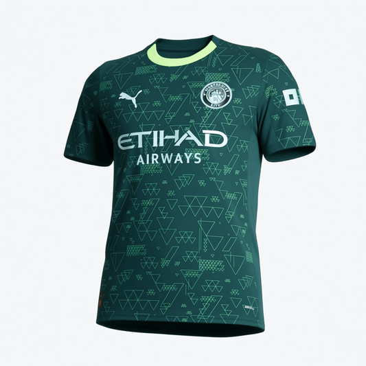 Camiseta de fútbol de la cuarta equipación del Manchester City 2025/26