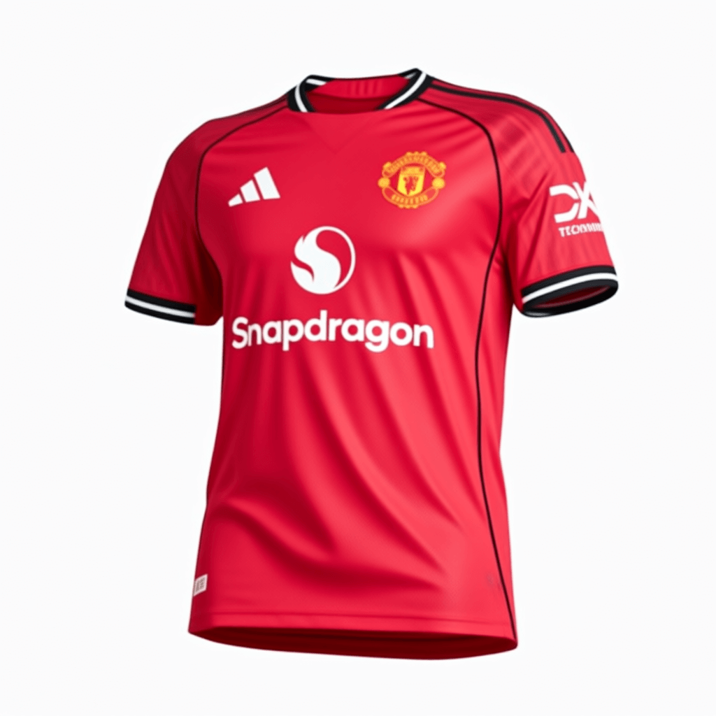 Camiseta de fútbol auténtica Manchester United local 2025/26 Roja