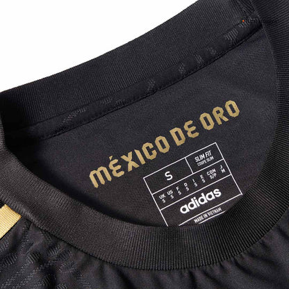 Authentic Mexico Long Sleeve Third Away Soccer Jersey 2025 - Gold Cup